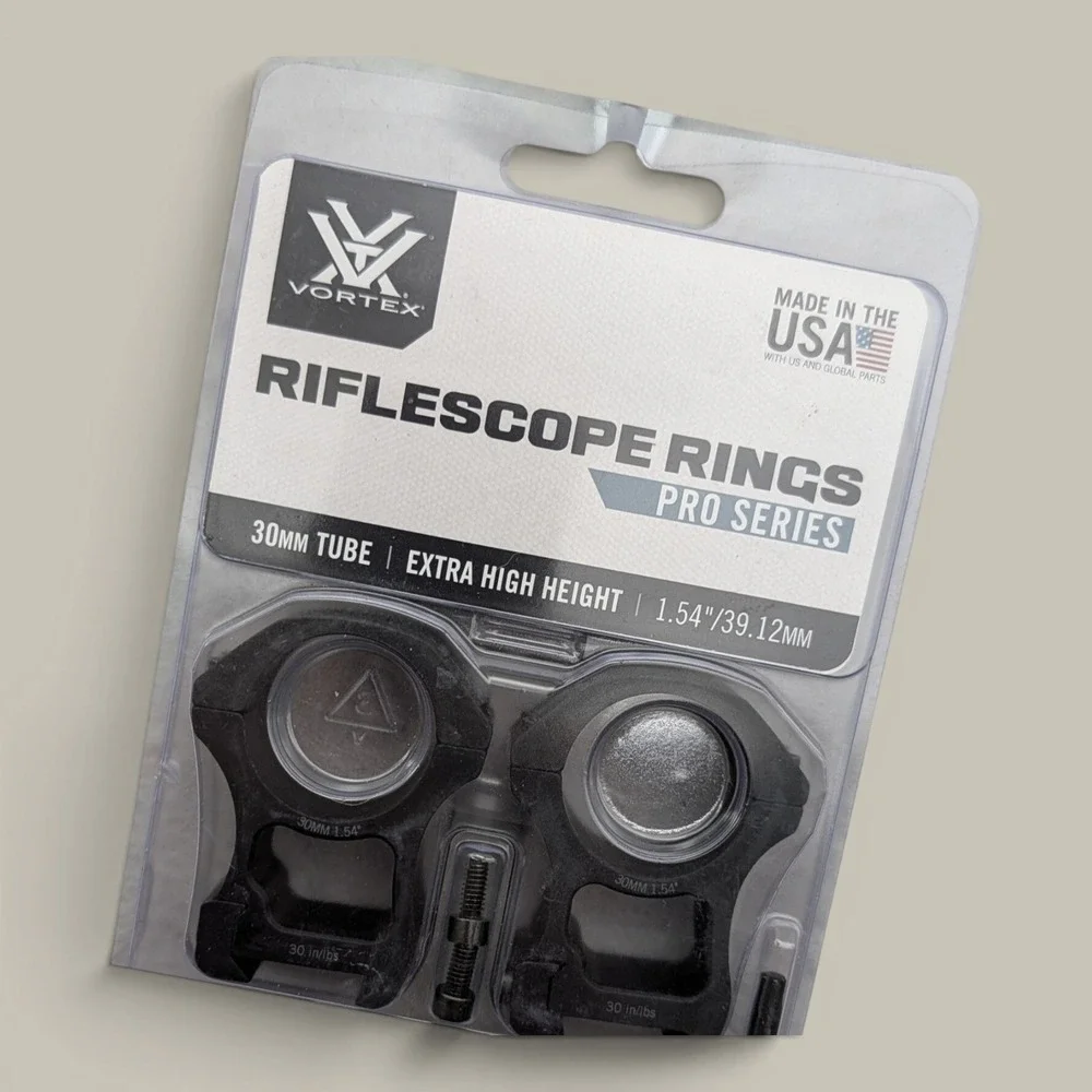 Vortex Pro Series Scope Rings 30mm Extra High Black Height Aluminum PR30-XH NEW